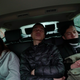 Zhao, Wang and Wang’s brother ride in a car after leaving Wang’s family home in Anxi